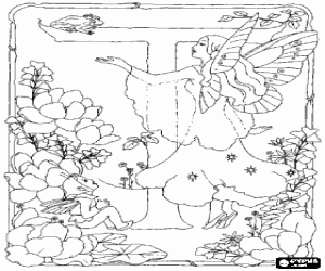 De betoverde kikker op letter T kleurplaat