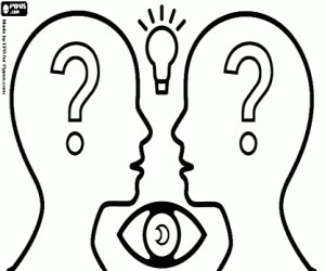 De dag van de filosofie kleurplaat