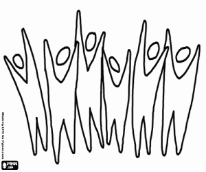 De dag van de jeugd kleurplaat