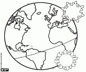 De December-Zonnewende kleurplaat