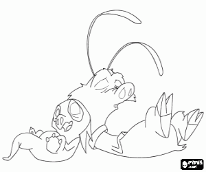 De draak Hector kleurplaat