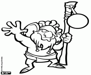 De goeroe van de steen, Sly Cooper kleurplaat