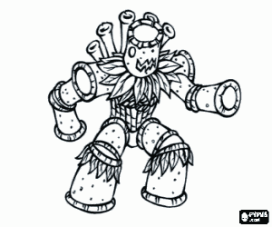 De gormiti Bu Bamboo kleurplaat