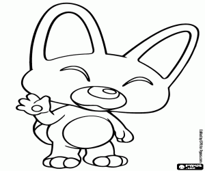 De groeten van Eddy de Vos kleurplaat