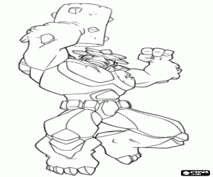 De Heer van de Aarde kleurplaat