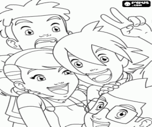 De heren van aard kleurplaat