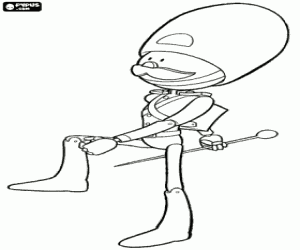 De houten soldaat, Minimolen kleurplaat