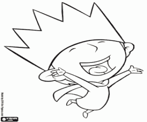 De kleine Koning Macius kleurplaat