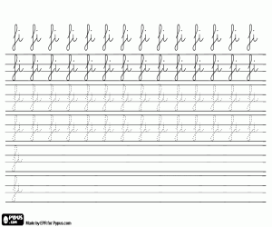 De lettergreep FI te schrijven kleurplaat
