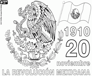 De Mexicaanse Revolutie kleurplaat