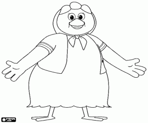 De moeder van Calimero, Cesira kleurplaat