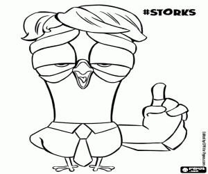 De nieuwsgierige Dickie Doffer kleurplaat