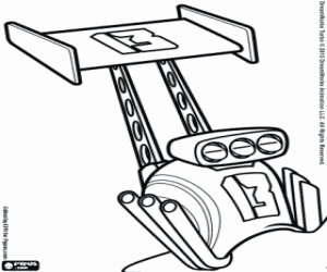 De nummer 13 slak schelp kleurplaat