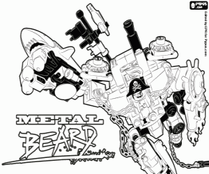 De piraat uit de Lego film kleurplaat