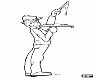 De stukadoor is een muur pleisteren kleurplaat