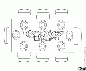 De tafel klaar voor kerst kleurplaat