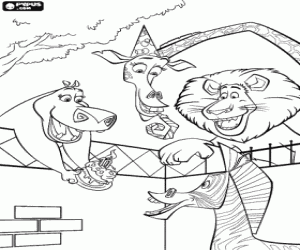 De verjaardagstaart voor Mary kleurplaat