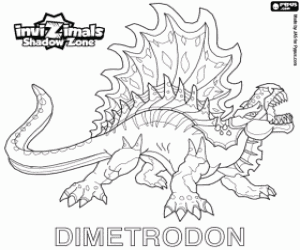 Dimetrodon, Invizimals Shadow Zone kleurplaat