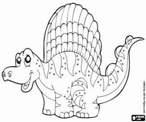 Dimetrodon kleurplaat