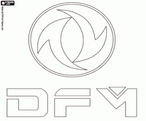 Dongfeng Motor logo kleurplaat
