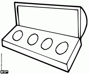 Doss met aquarel verven kleurplaat