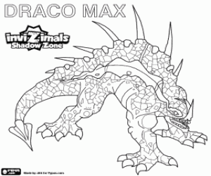 Draco Max, Invizimals Shadow Zone kleurplaat