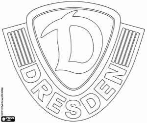 Dynamo Dresden logo kleurplaat