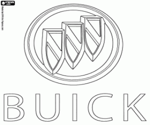 Embleem van de Buick merk kleurplaat