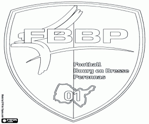 Embleem van FBBP 01 kleurplaat