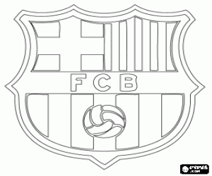 Embleem van FC Barcelona, Barça kleurplaat