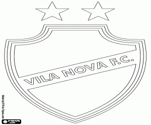 Embleem van Vila Nova FC kleurplaat