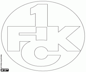 FC Kaiserslautern badge kleurplaat