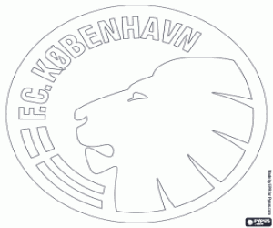 FC Kopenhagen logo kleurplaat