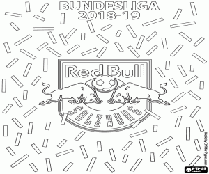 FC Salzburg, Bundesliga 2019 kleurplaat