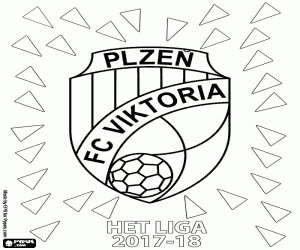 FC Viktoria Plzen, HET Liga 2017-2018 kleurplaat