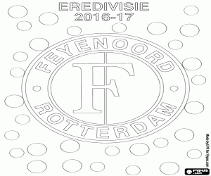 Feyenoord Rotterdam, 2016-17 kampioen kleurplaat