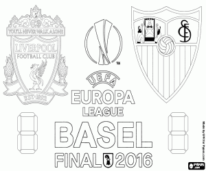 Finale van de Europa League 2015-2016 kleurplaat