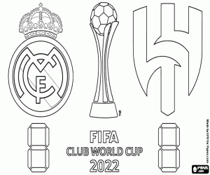 Finale FIFA Club World Cup 2022 kleurplaat
