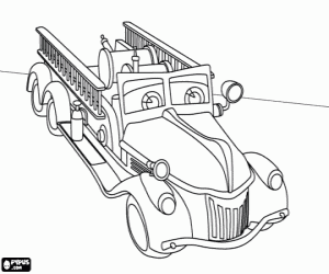 Finley en Kapitein Parker kleurplaat