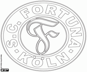 Fortuna Köln logo kleurplaat