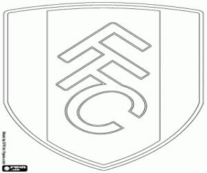 Fulham FC schild kleurplaat