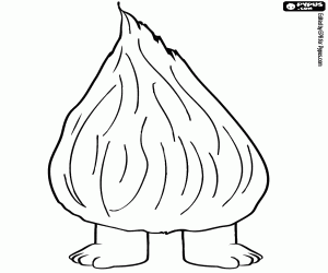 Fuzzbert, een raadselachtige troll kleurplaat