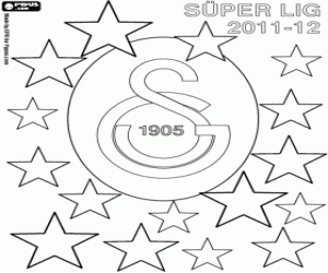 Galatasaray, kampioen 2011-2012 kleurplaat