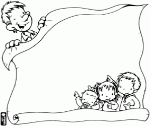 Gefeliciteerd kaart voor vaderdag kleurplaat