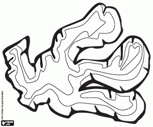 Gember, een pittige kruiden kleurplaat