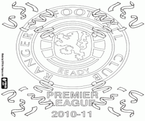 Glasgow Rangers, kampioen 2010-2011 kleurplaat