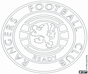 Glasgow Rangers logo kleurplaat
