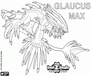 Glaucus Max, Invizimals Shadow Zone kleurplaat