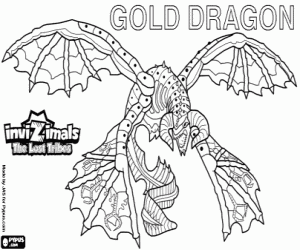 Gold Dragon, Invizimals The Lost Tribes kleurplaat