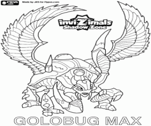 Goldbug Max, Invizimals Shadow Zone kleurplaat